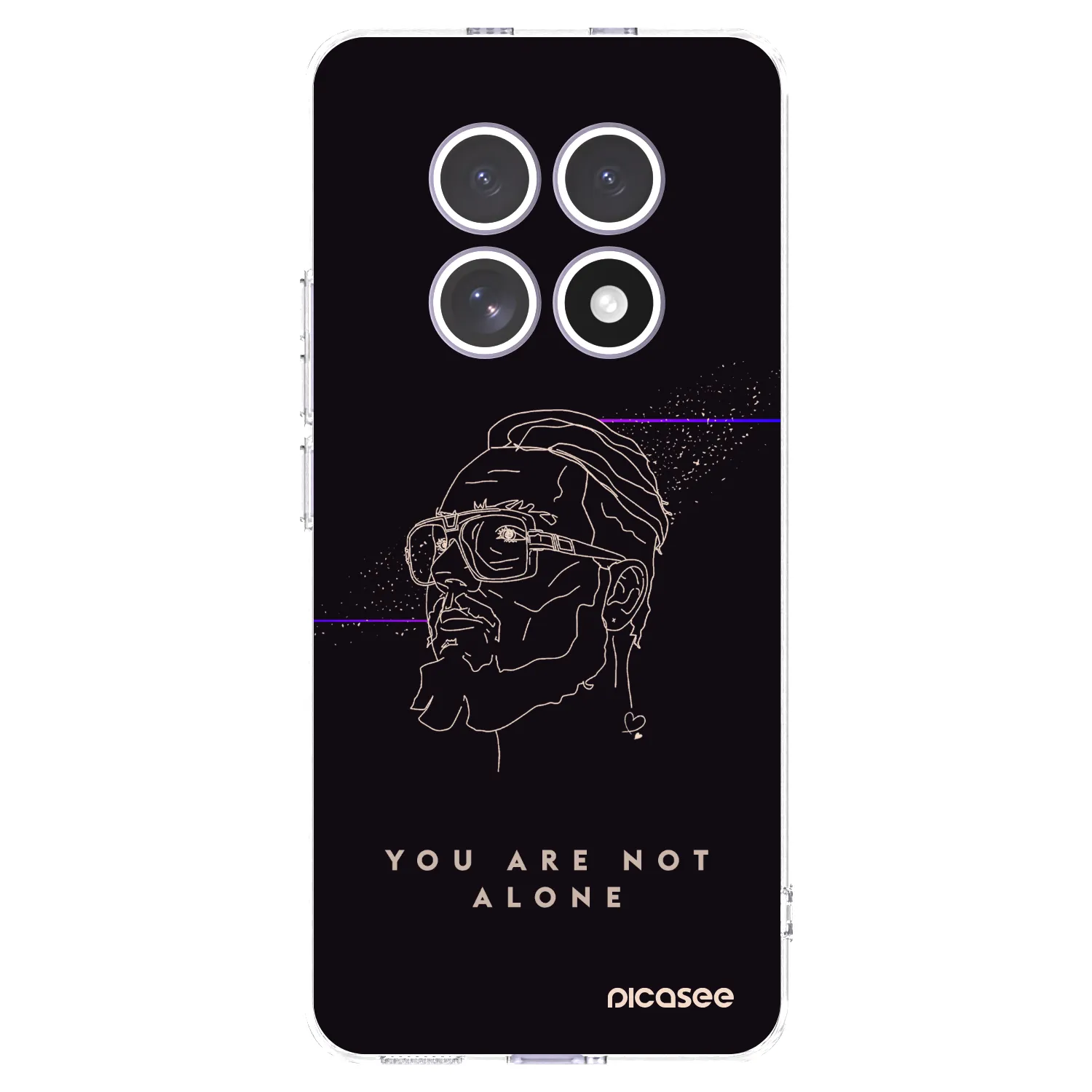 Picasee silikónový prehľadný obal pre Xiaomi Redmi Note 15 - You are not alone