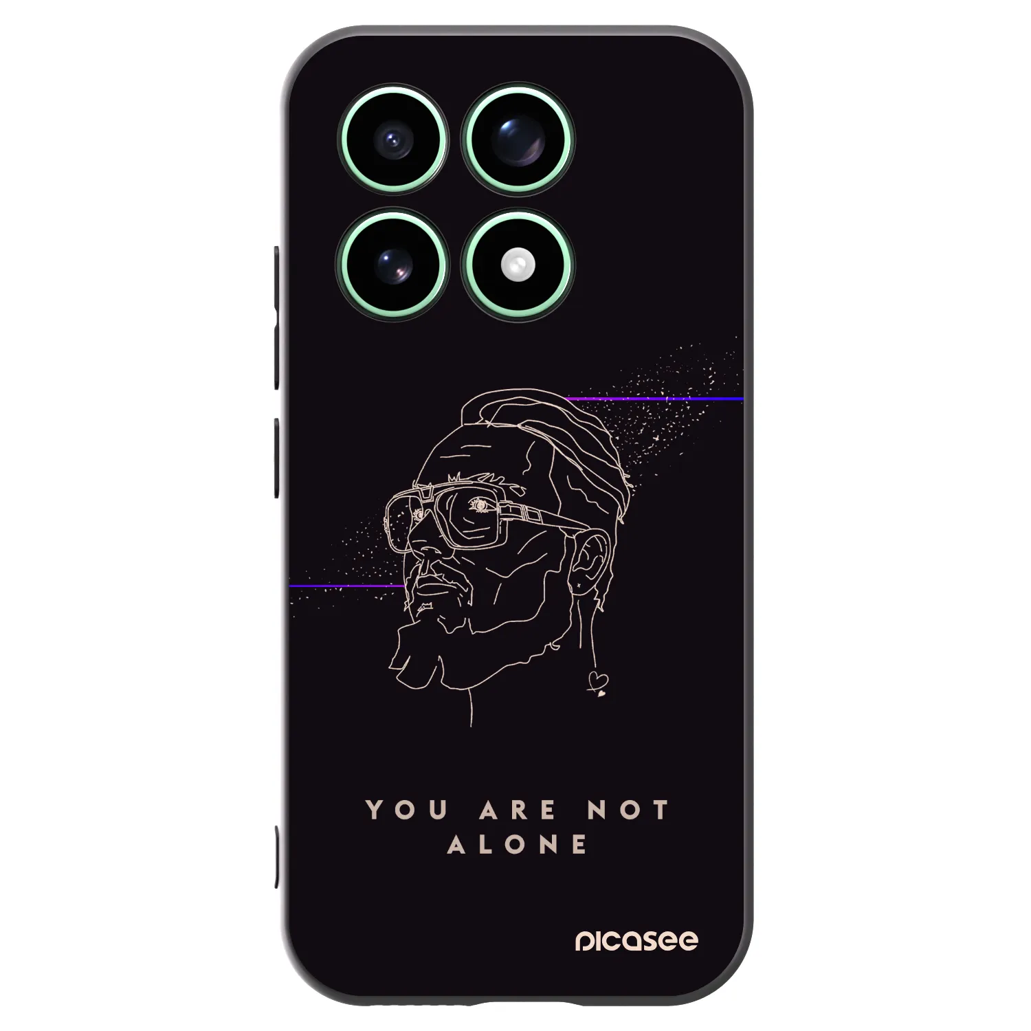 Picasee silikónový čierny obal pre Xiaomi 17 - You are not alone