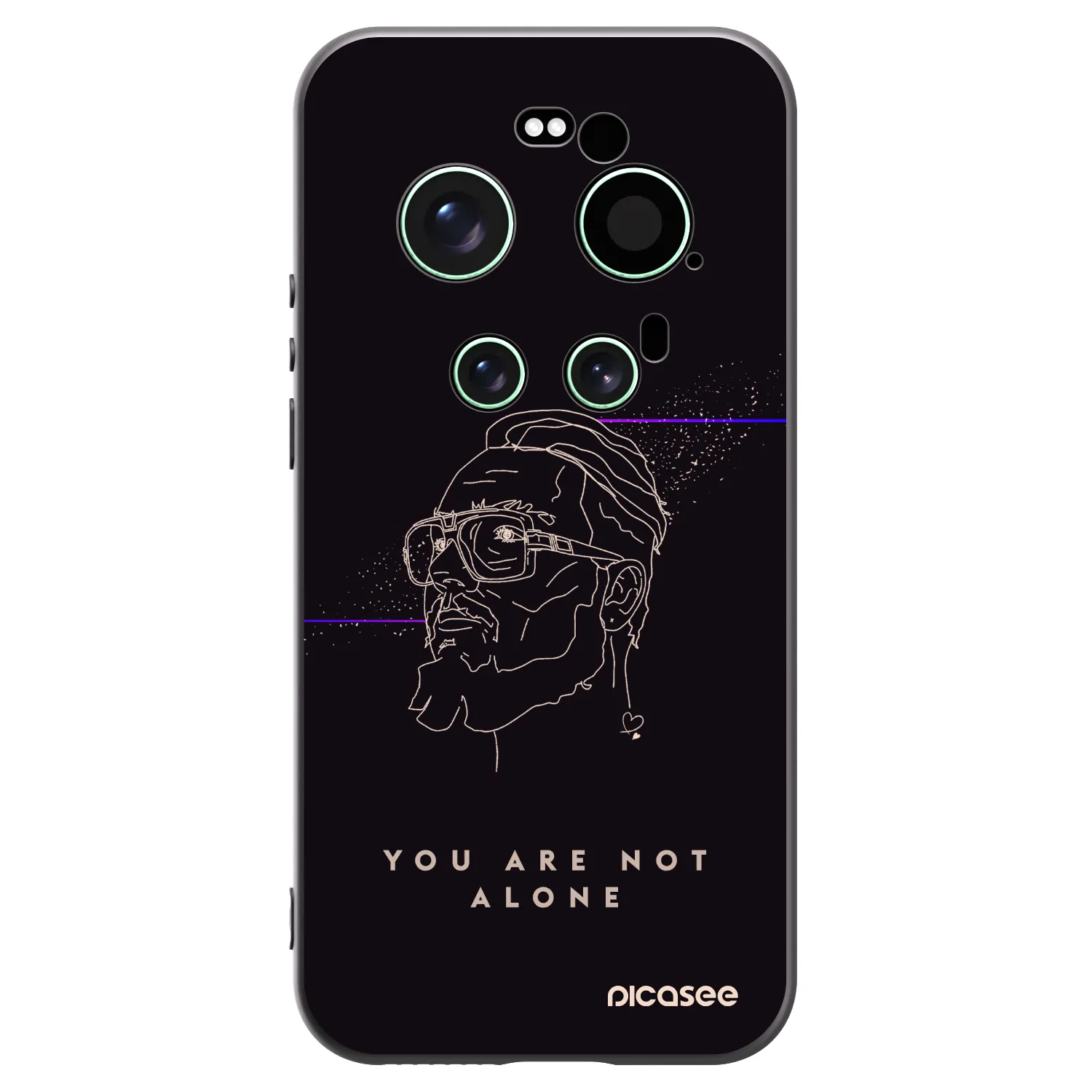 Picasee silikónový čierny obal pre Xiaomi 17 Ultra - You are not alone
