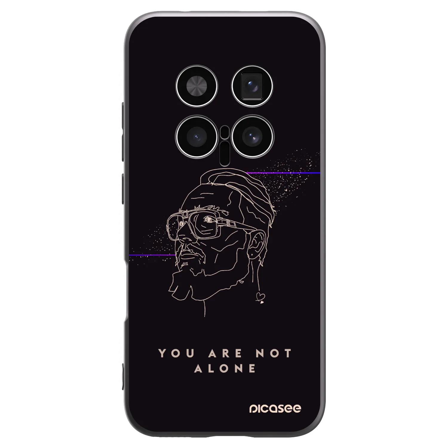 Picasee silikónový čierny obal pre Honor Magic8 Pro 5G - You are not alone