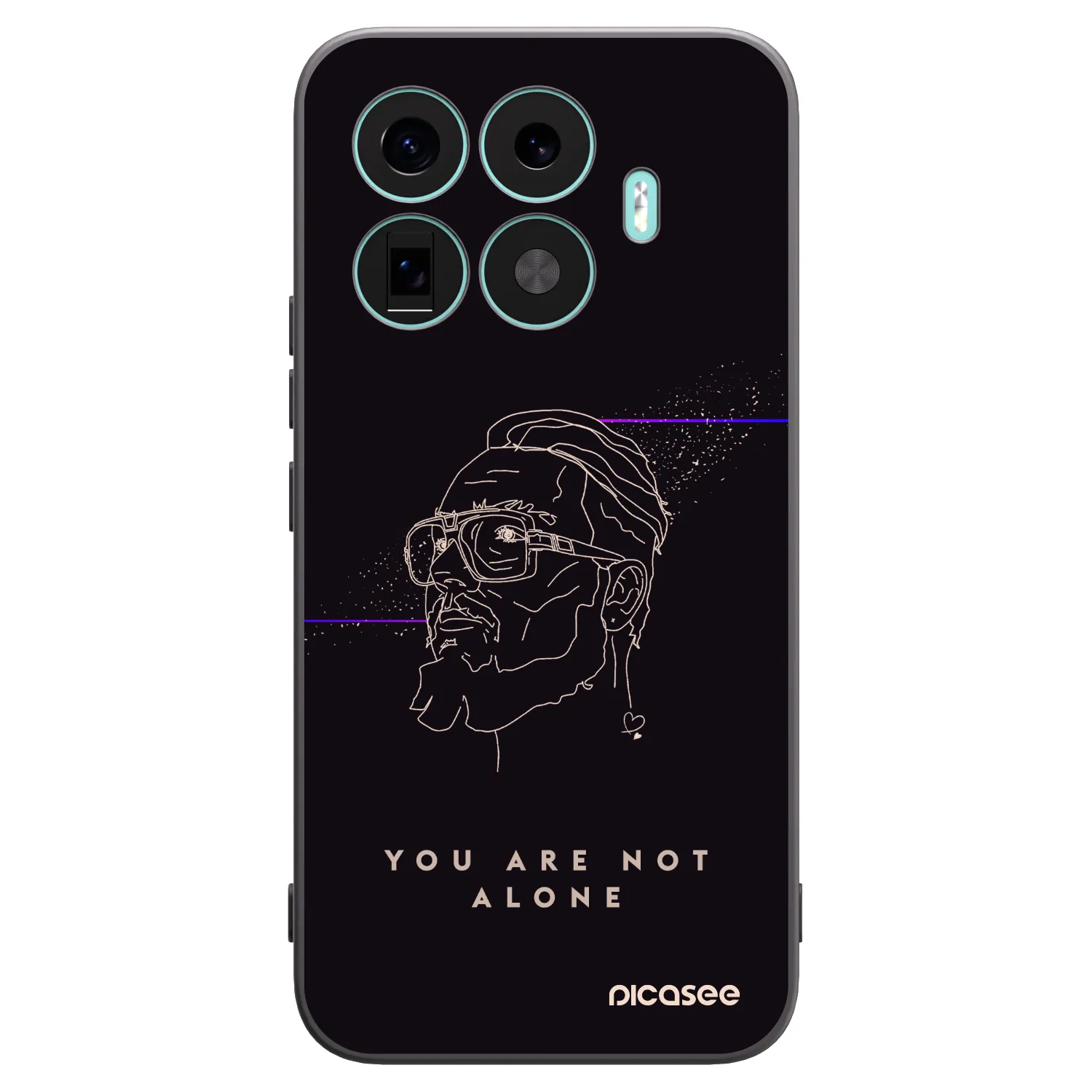 Picasee silikónový čierny obal pre Xiaomi 17T Pro - You are not alone