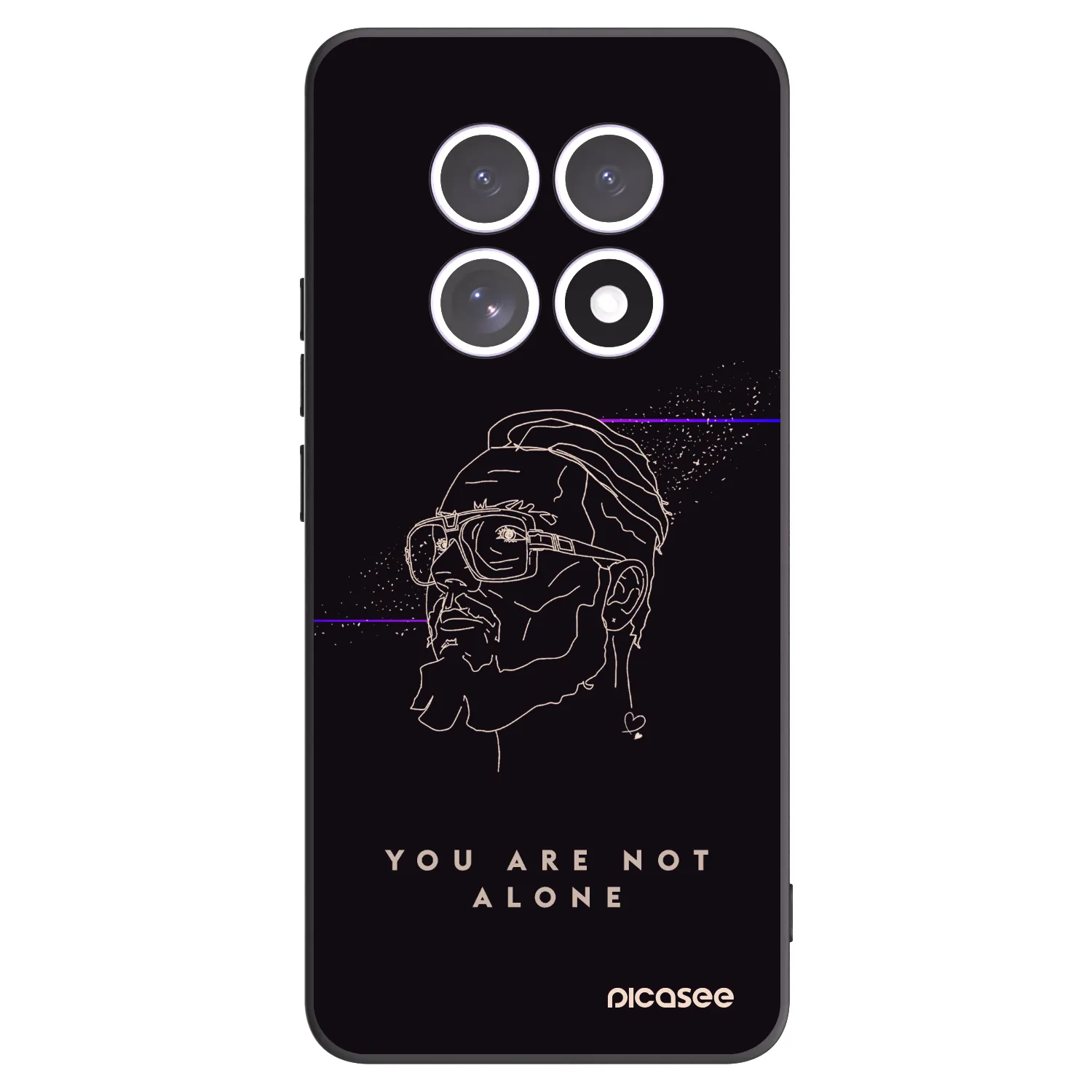 Picasee silikónový čierny obal pre Xiaomi Redmi Note 15 5G - You are not alone
