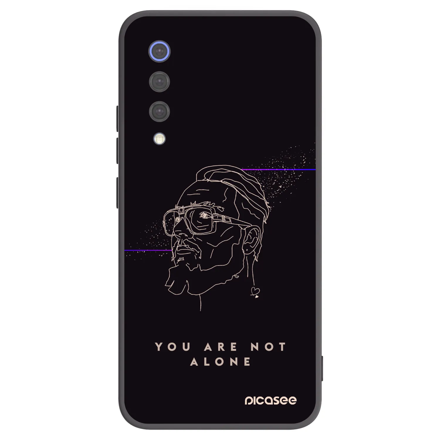 Picasee silikónový čierny obal pre Xiaomi Mi 9 SE - You are not alone