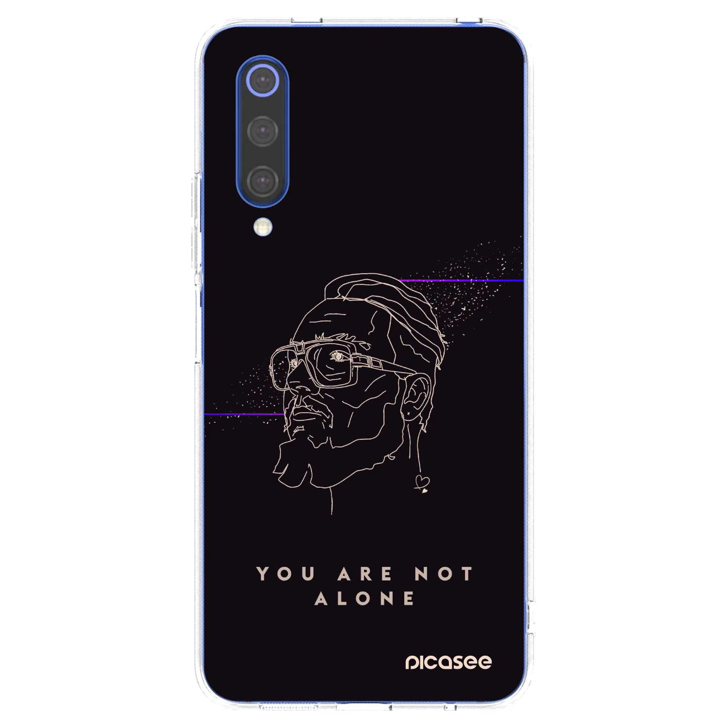 Picasee silikónový prehľadný obal pre Xiaomi Mi 9 SE - You are not alone