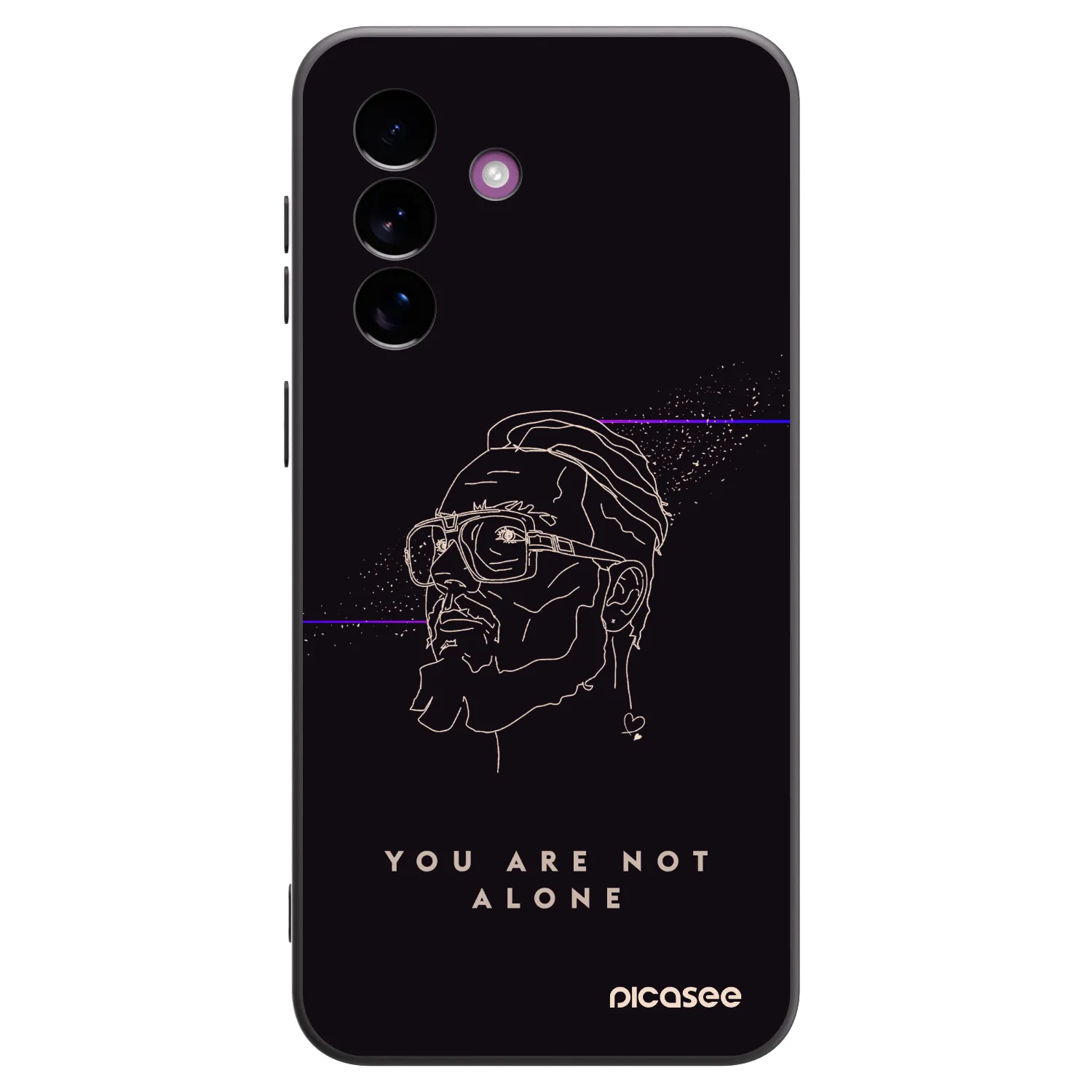 Picasee silikónový čierny obal pre Samsung Galaxy A37 - You are not alone