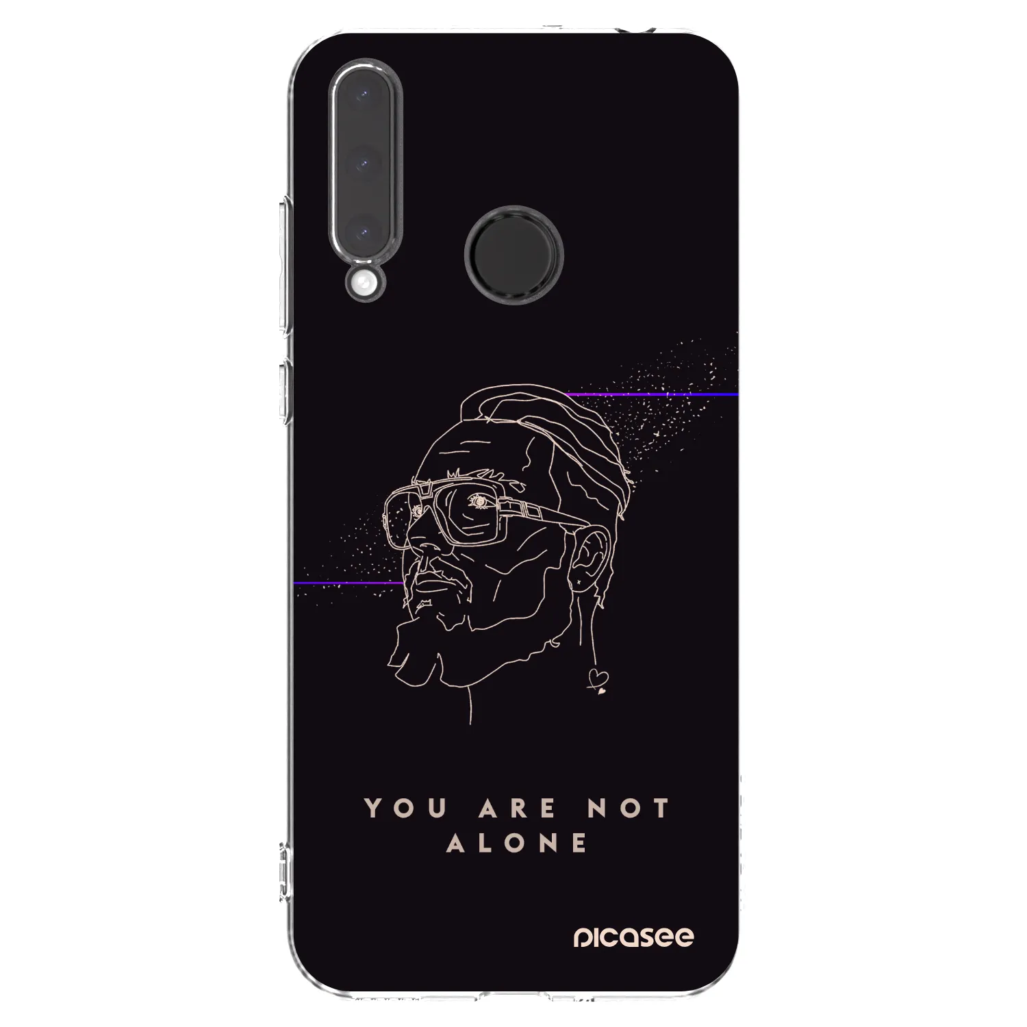 Picasee silikónový prehľadný obal pre Honor 20 Lite - You are not alone