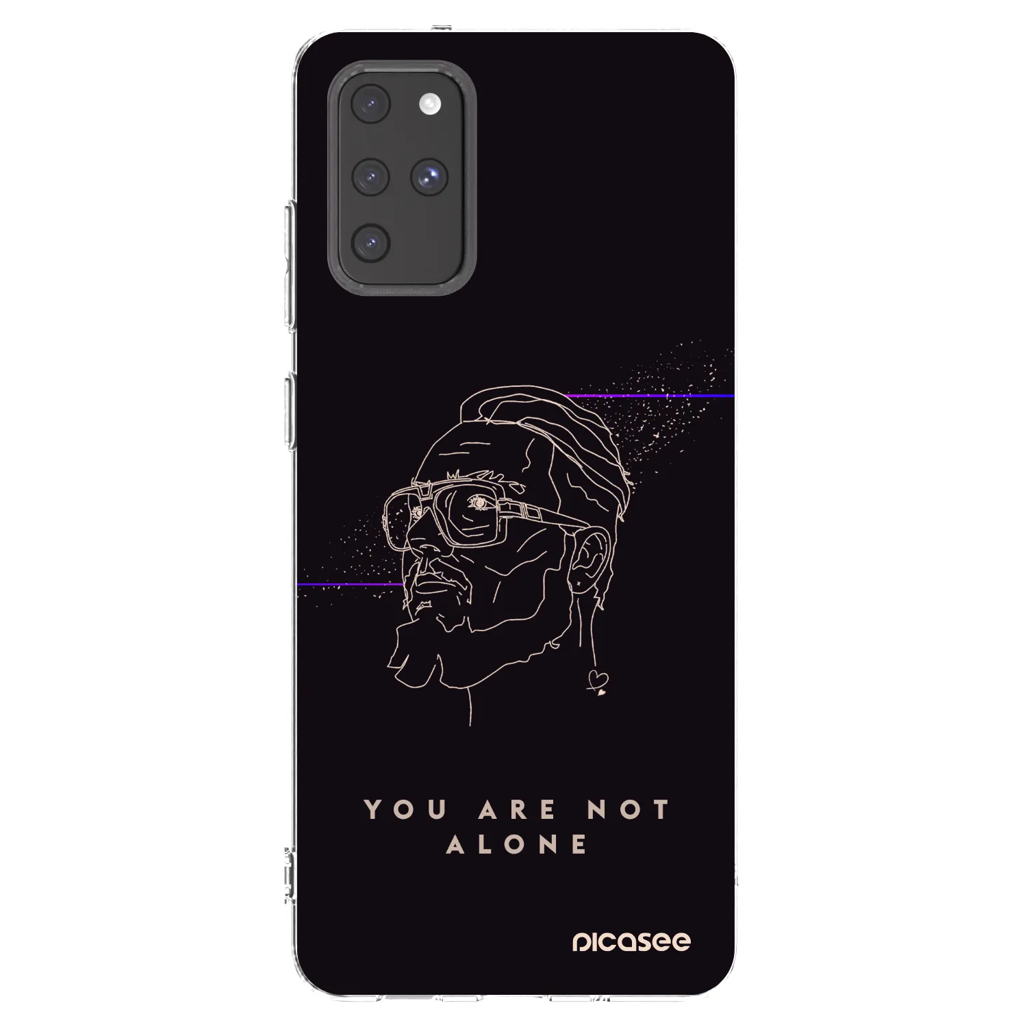 Picasee silikónový prehľadný obal pre Samsung Galaxy S20+ G985F - You are not alone