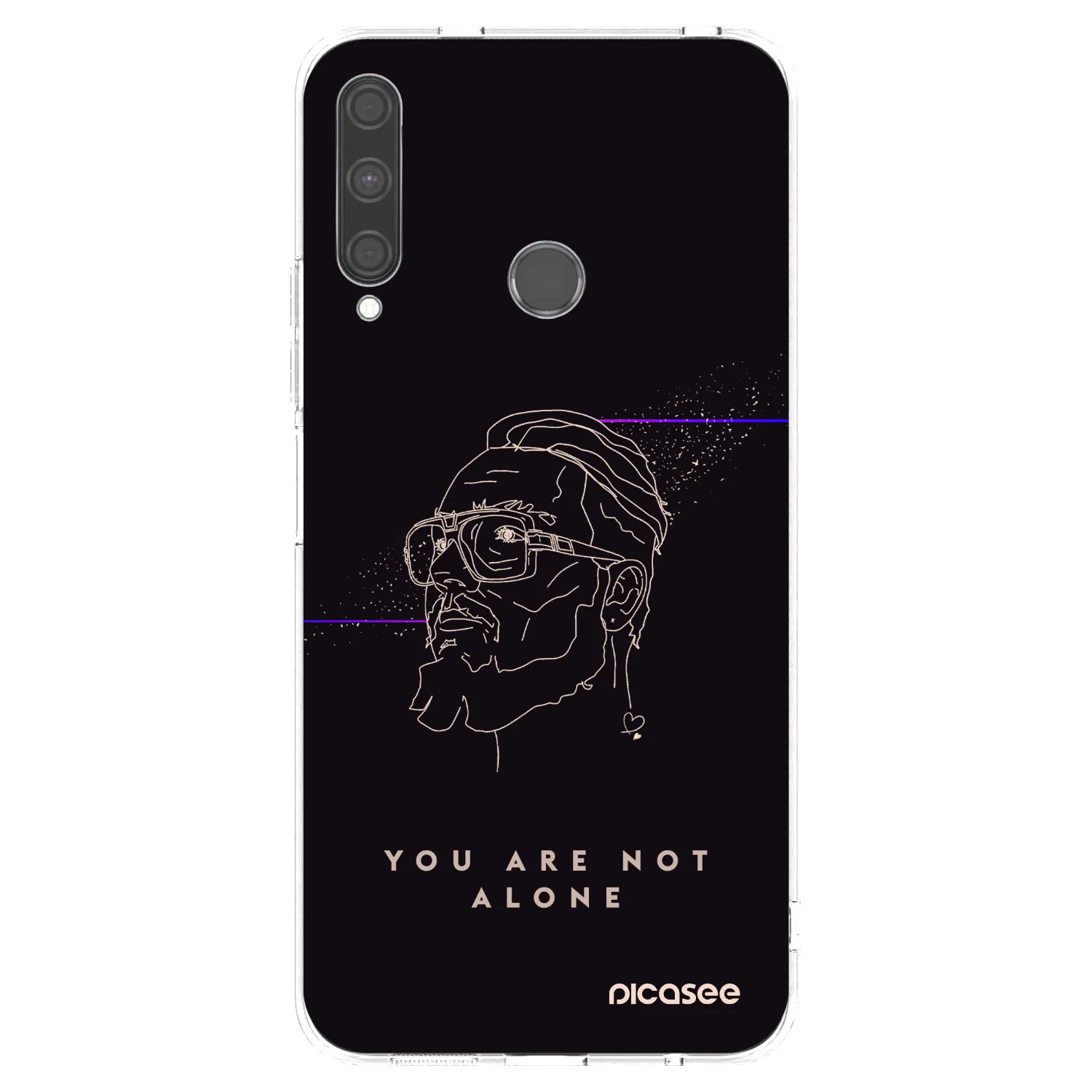 Picasee silikónový prehľadný obal pre Huawei P40 Lite E - You are not alone