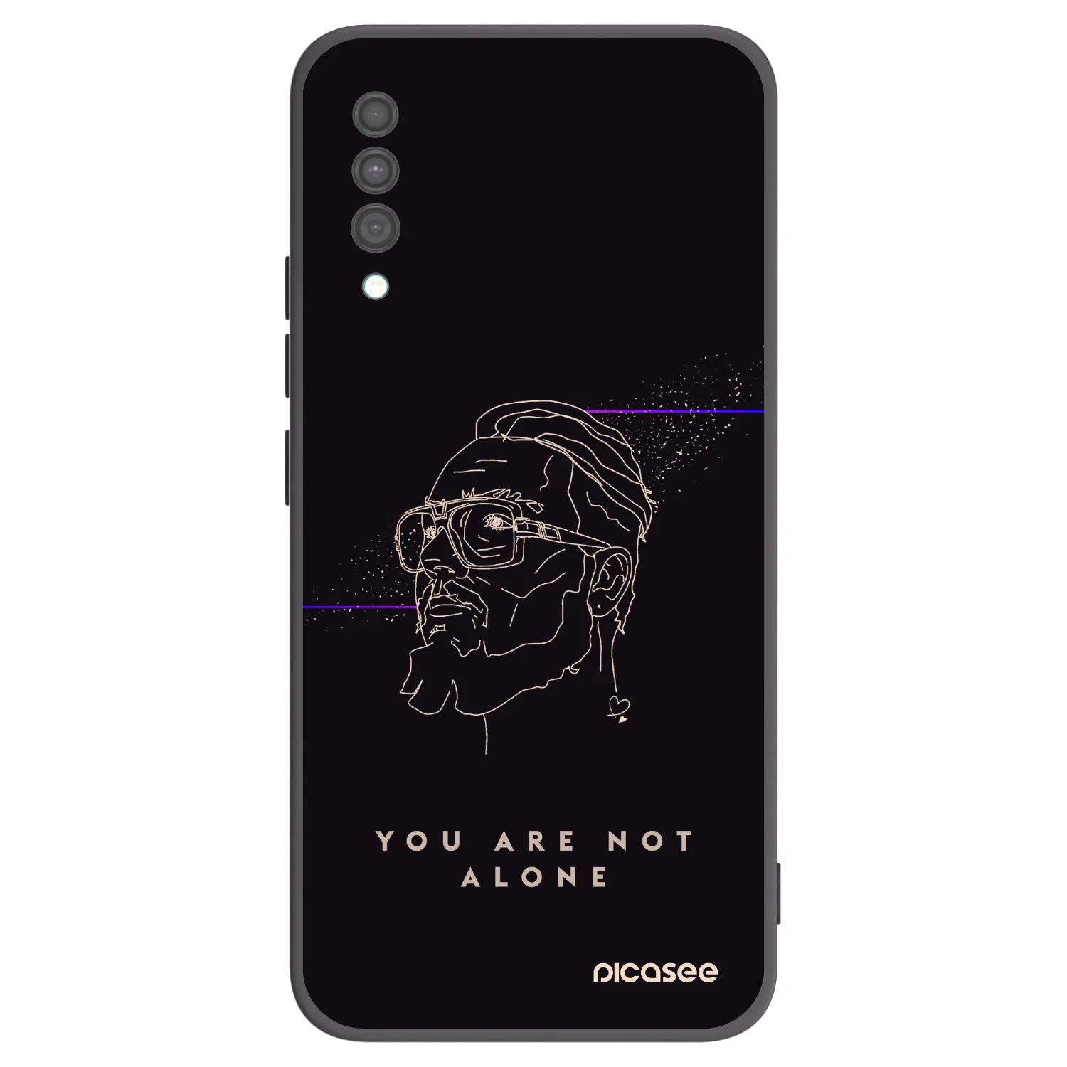 Picasee silikónový čierny obal pre Samsung Galaxy A30s A307F - You are not alone