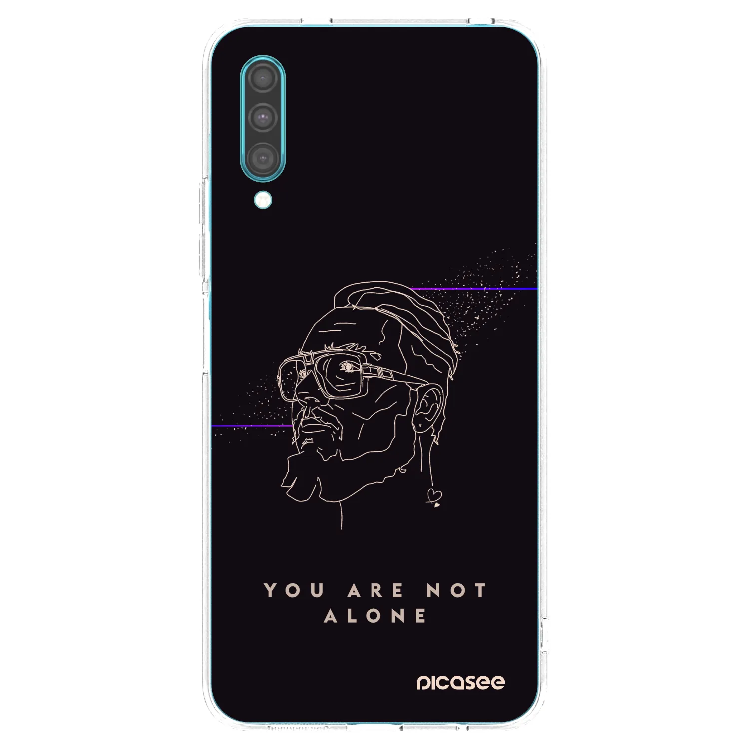 Picasee silikónový prehľadný obal pre Samsung Galaxy A30s A307F - You are not alone