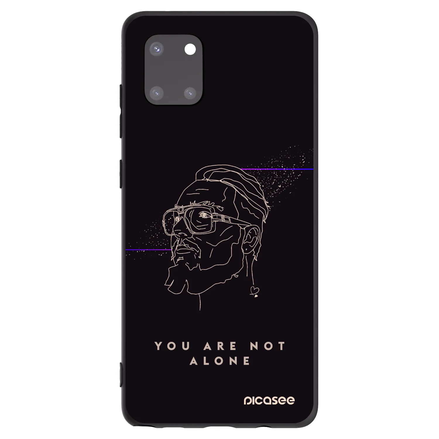 Picasee silikónový čierny obal pre Samsung Galaxy Note 10 Lite N770F - You are not alone