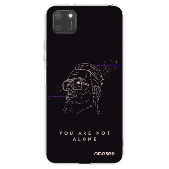 Picasee silikónový prehľadný obal pre Huawei Y5P - You are not alone