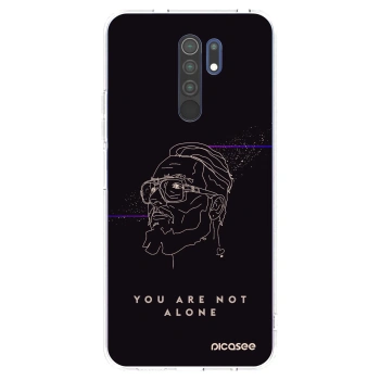 Picasee silikónový prehľadný obal pre Xiaomi Redmi 9 - You are not alone