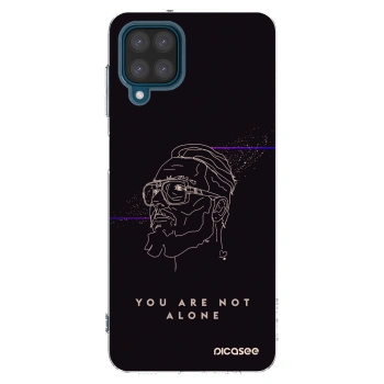 Picasee silikónový prehľadný obal pre Samsung Galaxy A12 A125F - You are not alone