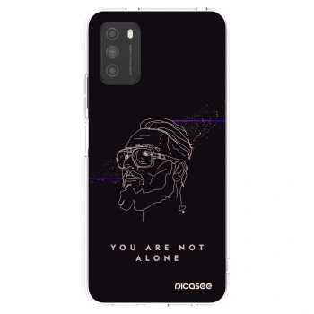 Picasee silikónový prehľadný obal pre Xiaomi Poco M3 - You are not alone