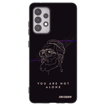 Picasee silikónový čierny obal pre Samsung Galaxy A52 5G A525F - You are not alone