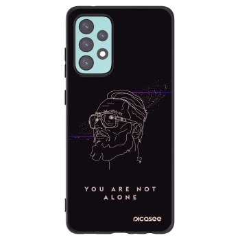 Picasee silikónový čierny obal pre Samsung Galaxy A72 A725F - You are not alone