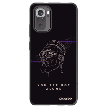 Picasee silikónový čierny obal pre Xiaomi Redmi Note 10S - You are not alone