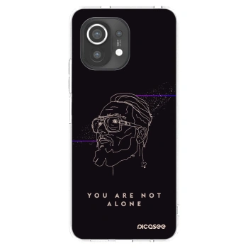 Picasee silikónový prehľadný obal pre Xiaomi Mi 11 - You are not alone