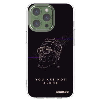 Picasee silikónový prehľadný obal pre Apple iPhone 13 Pro - You are not alone