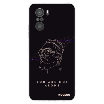Picasee silikónový prehľadný obal pre Xiaomi Poco F3 - You are not alone