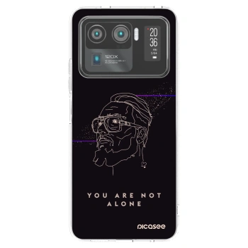 Picasee silikónový prehľadný obal pre Xiaomi Mi 11 Ultra - You are not alone