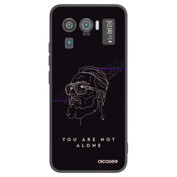 Picasee silikónový čierny obal pre Xiaomi Mi 11 Ultra - You are not alone