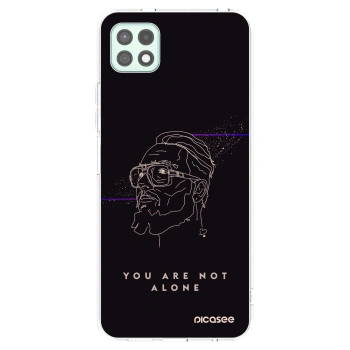 Picasee silikónový prehľadný obal pre Samsung Galaxy A22 A226B 5G - You are not alone