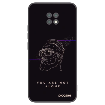 Picasee silikónový čierny obal pre Xiaomi Redmi Note 9T - You are not alone