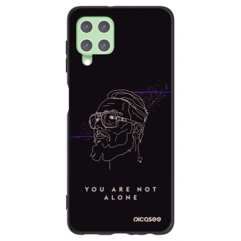 Picasee silikónový čierny obal pre Samsung Galaxy A22 A225F 4G - You are not alone