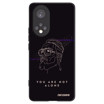 Picasee silikónový čierny obal pre Honor 50 5G - You are not alone