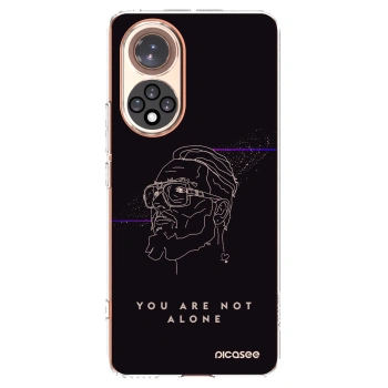 Picasee silikónový prehľadný obal pre Honor 50 5G - You are not alone