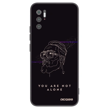 Picasee silikónový čierny obal pre Xiaomi Poco M3 Pro 5G - You are not alone