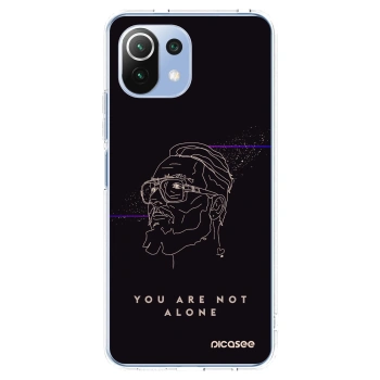 Picasee silikónový prehľadný obal pre Xiaomi 11 Lite 5G NE - You are not alone