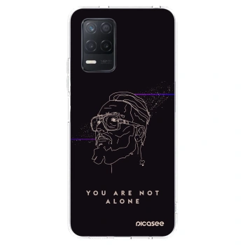 Picasee silikónový prehľadný obal pre Realme 8 5G - You are not alone