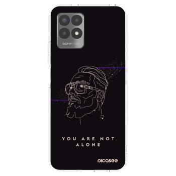 Picasee silikónový prehľadný obal pre Realme 8i - You are not alone