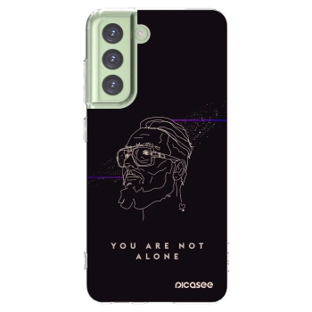 Picasee silikónový prehľadný obal pre Samsung Galaxy S21 FE 5G - You are not alone