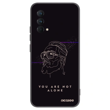 Picasee silikónový čierny obal pre Realme GT Master Edition 5G - You are not alone