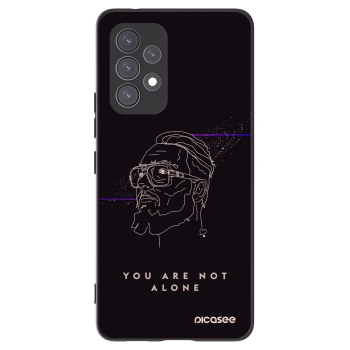 Picasee silikónový čierny obal pre Samsung Galaxy A53 5G A536 - You are not alone