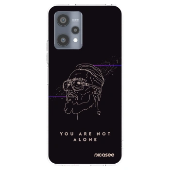 Picasee silikónový prehľadný obal pre Realme 9 Pro 5G - You are not alone