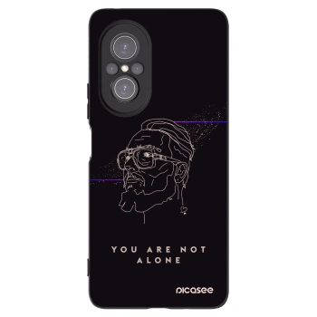 Picasee silikónový čierny obal pre Huawei Nova 9 SE - You are not alone