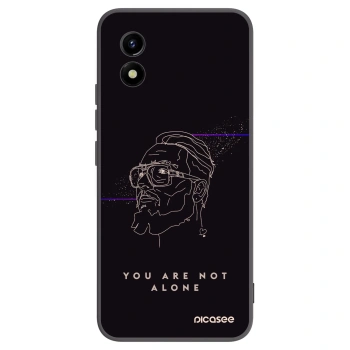 Picasee silikónový čierny obal pre Vivo Y01 - You are not alone