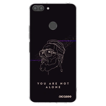 Picasee silikónový prehľadný obal pre Huawei P Smart - You are not alone