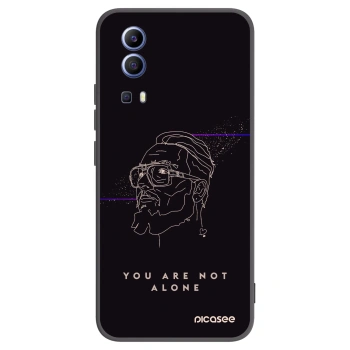 Picasee silikónový čierny obal pre Vivo Y52 5G - You are not alone