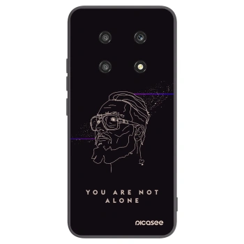 Picasee silikónový čierny obal pre Honor Magic4 Lite 5G - You are not alone