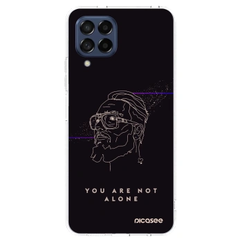 Picasee silikónový prehľadný obal pre Samsung Galaxy M53 5G - You are not alone