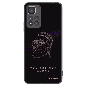 Picasee silikónový čierny obal pre Xiaomi Redmi Note 11 Pro+ 5G - You are not alone