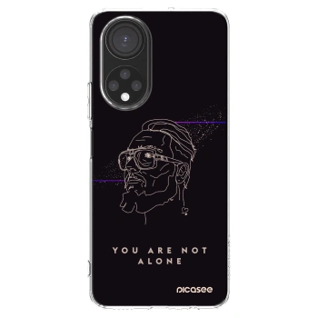Picasee silikónový prehľadný obal pre Honor X7 - You are not alone