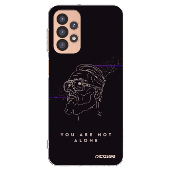 Picasee silikónový prehľadný obal pre Samsung Galaxy A23 A236B 5G - You are not alone