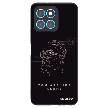 Picasee silikónový čierny obal pre Honor X6 - You are not alone